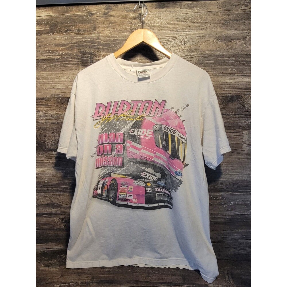 VTG. JEFF BURTON  NASCAR RACING  T-SHIRT Tultex  XL  Double Sided(VGC)